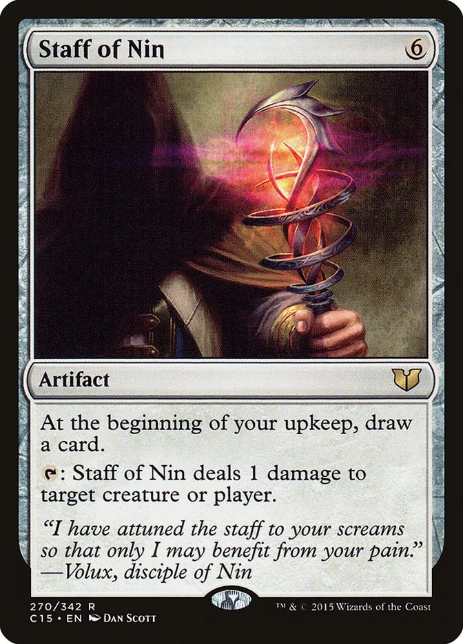 2015 Commander 2015 Staff of Nin #270 rare card image