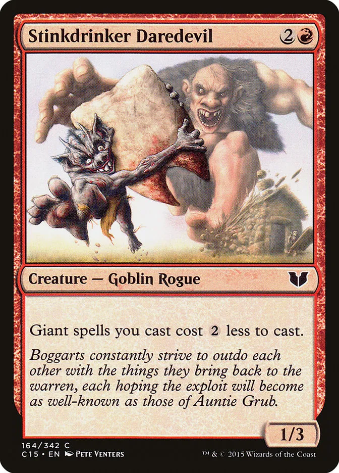2015 Commander 2015 Stinkdrinker Daredevil common #164 common card image
