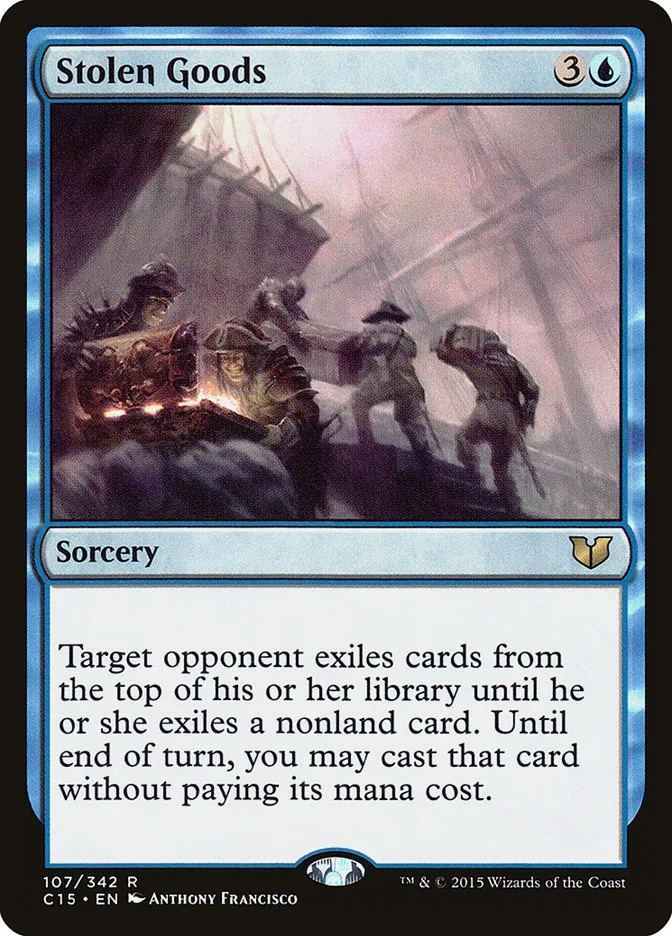 2015 Commander 2015 Stolen Goods rare #107 rare card image