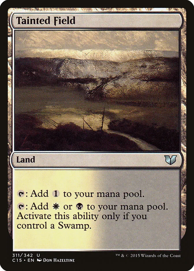 2015 Commander 2015 Tainted Field uncommon #311 uncommon card image