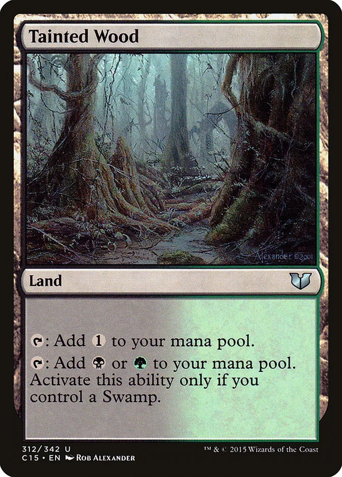 2015 Commander 2015 Tainted Wood uncommon #312 uncommon card image