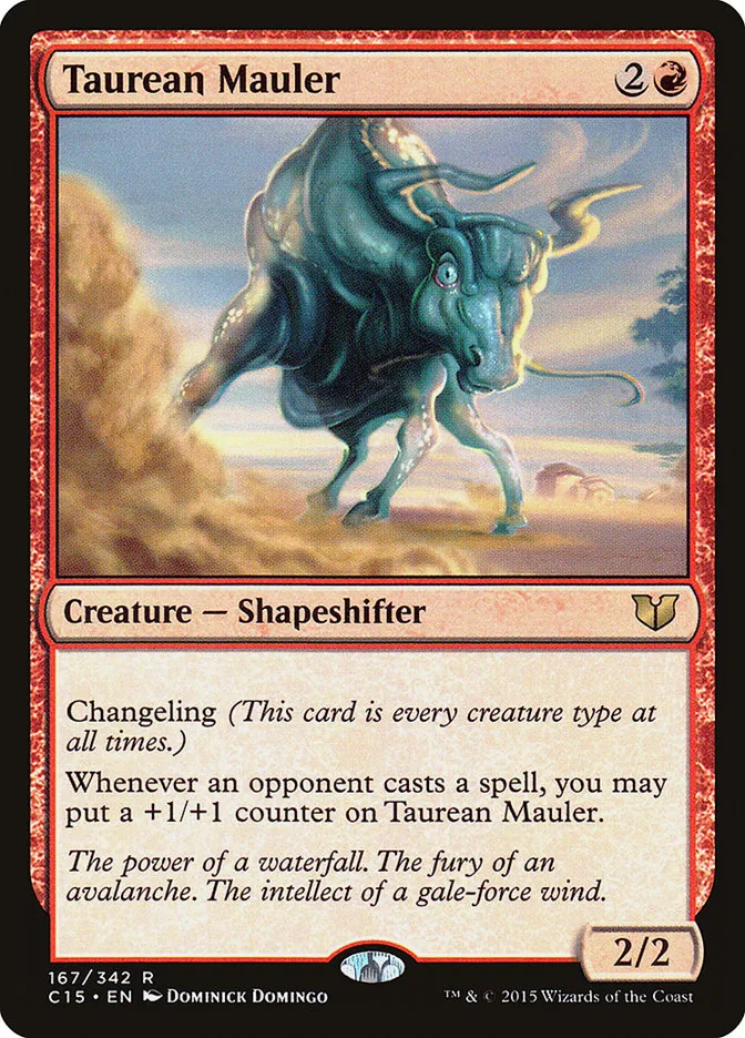 2015 Commander 2015 Taurean Mauler #167 rare card image