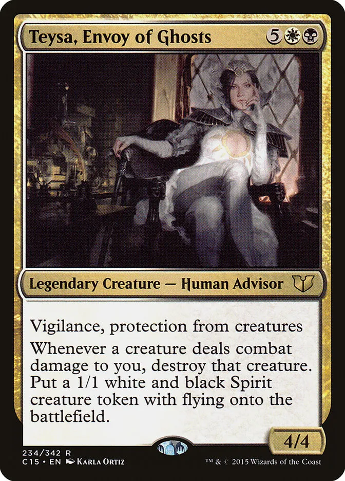 2015 Commander 2015 Teysa, Envoy of Ghosts #234 rare card image