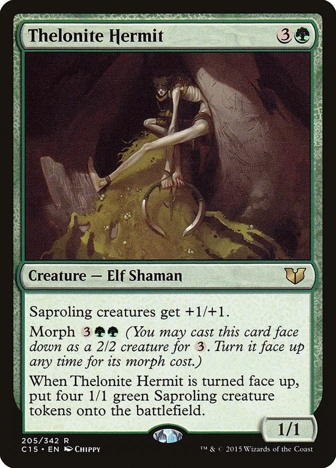 2015 Commander 2015 Thelonite Hermit rare #205 rare card image