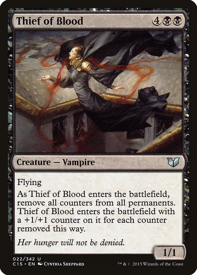 2015 Commander 2015 Thief of Blood #22 uncommon card image