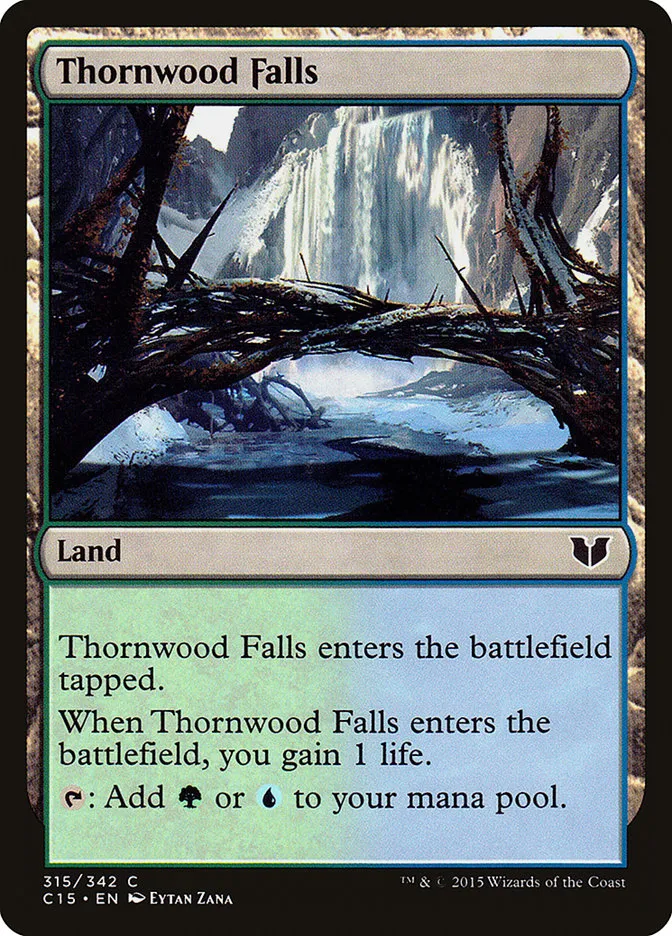 2015 Commander 2015 Thornwood Falls #315 common card image