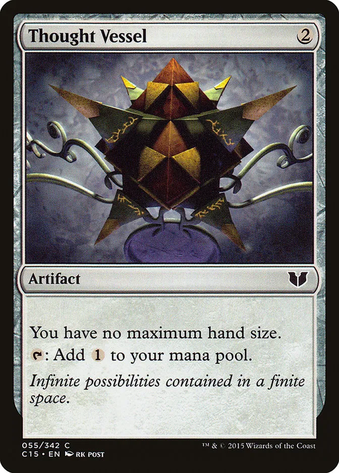 2015 Commander 2015 Thought Vessel common #55 common card image