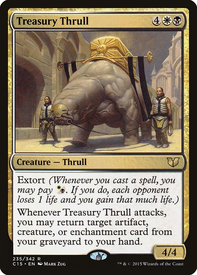 2015 Commander 2015 Treasury Thrull rare #235 rare card image