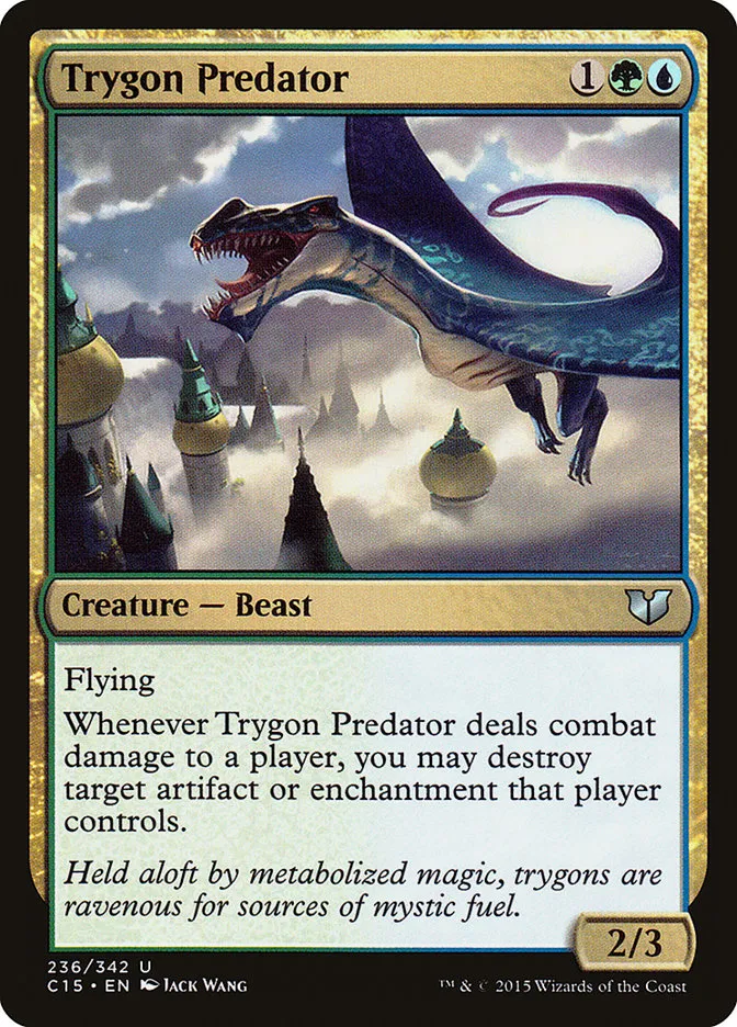 2015 Commander 2015 Trygon Predator uncommon #236 uncommon card image