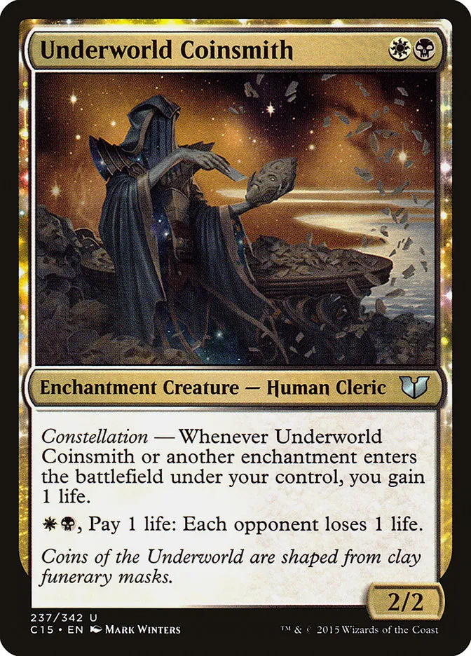 2015 Commander 2015 Underworld Coinsmith uncommon #237 uncommon card image