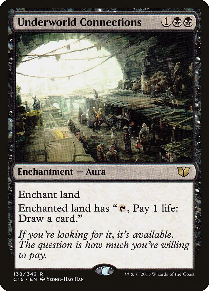 2015 Commander 2015 Underworld Connections rare #138 rare card image