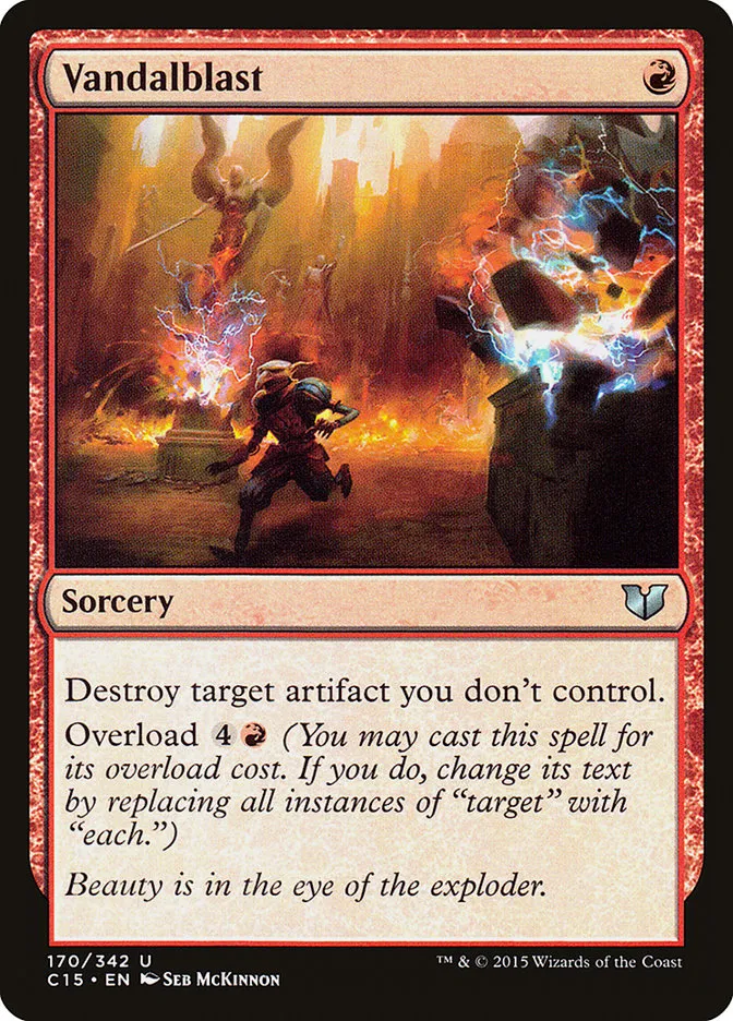 2015 Commander 2015 Vandalblast uncommon #170 uncommon card image