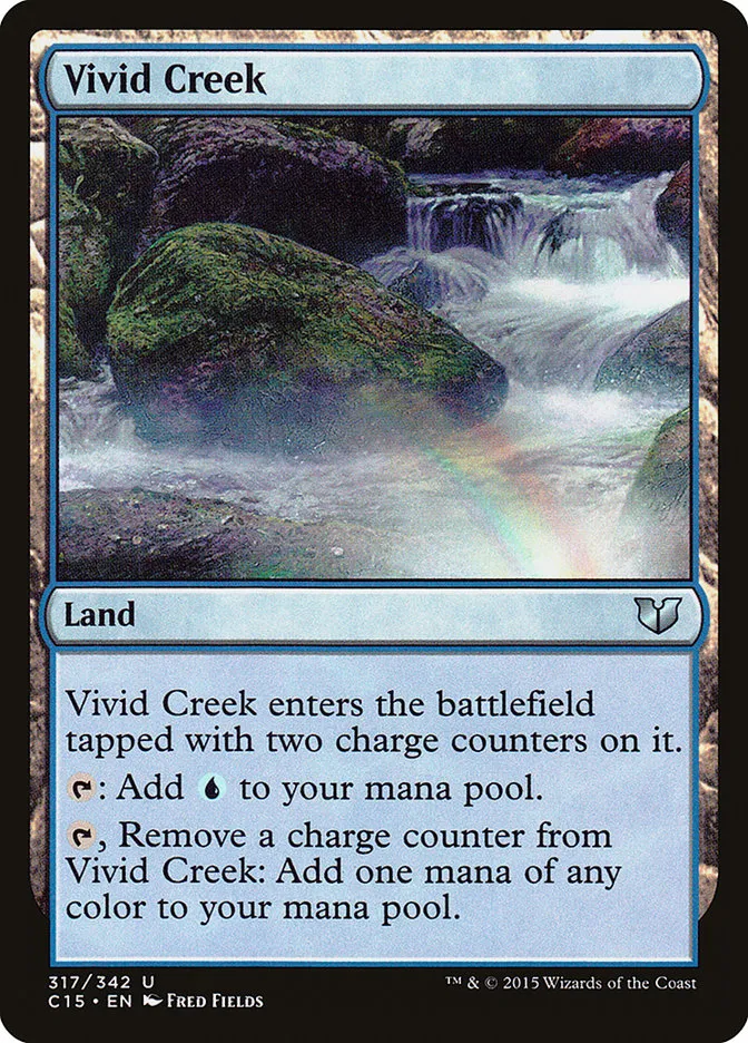 2015 Commander 2015 Vivid Creek uncommon #317 uncommon card image
