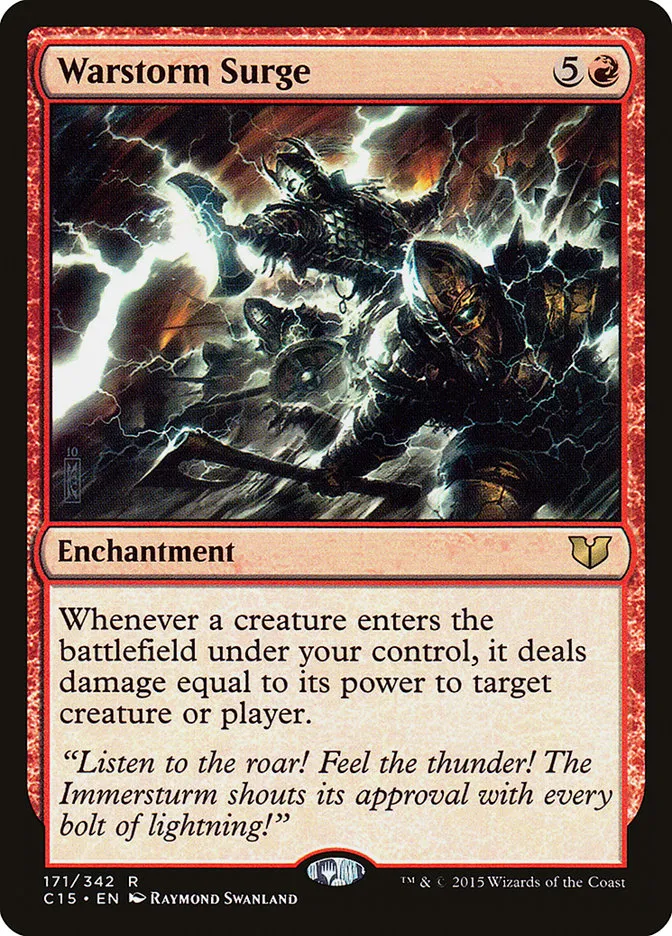 2015 Commander 2015 Warstorm Surge #171 rare card image
