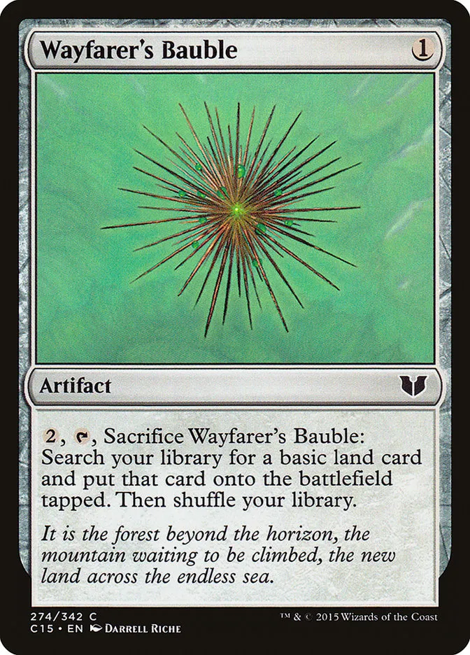 2015 Commander 2015 Wayfarer's Bauble common #274 common card image