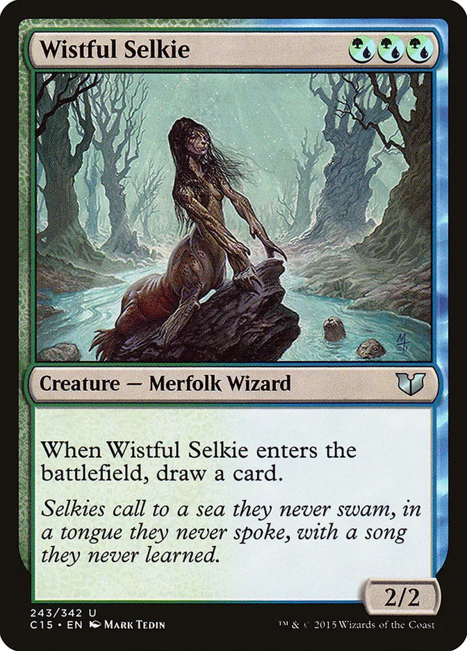 2015 Commander 2015 Wistful Selkie uncommon #243 uncommon card image