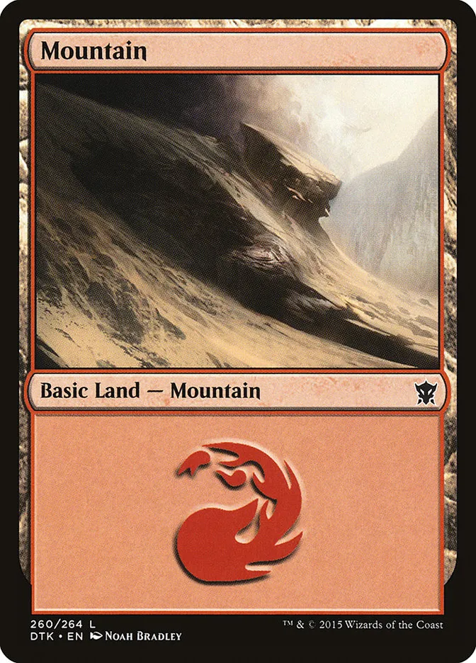 2015 Dragons of Tarkir Mountain #260 common card image