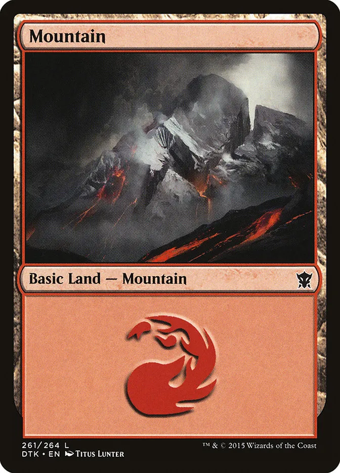 2015 Dragons of Tarkir Mountain #261 common card image