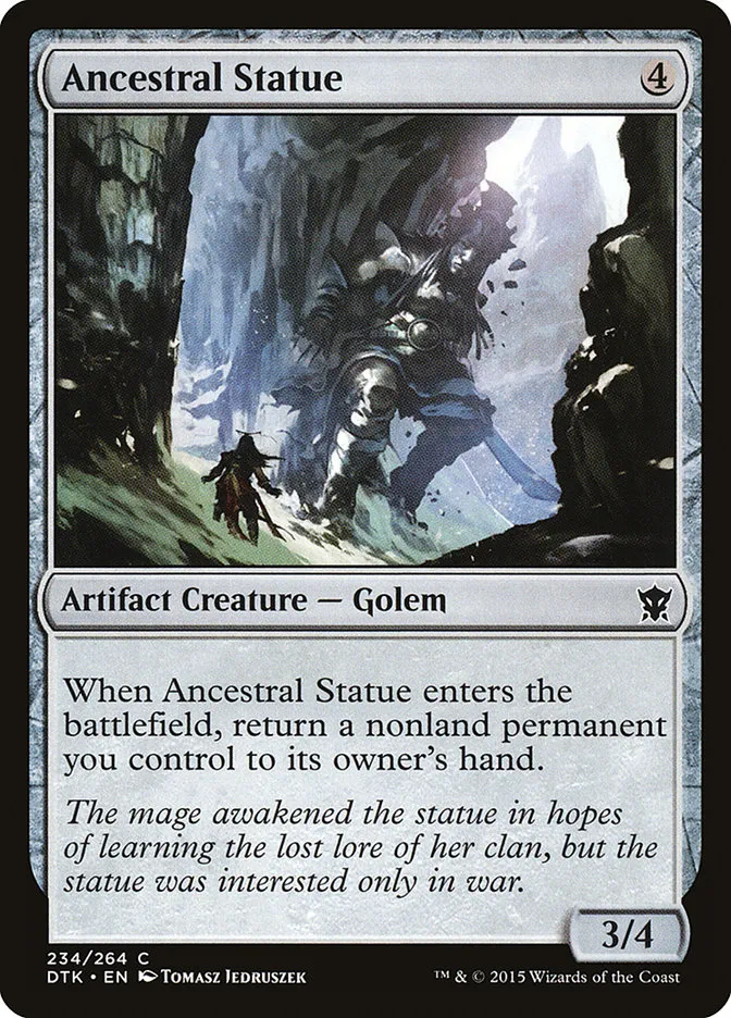 2015 Dragons of Tarkir Ancestral Statue #234 common card image