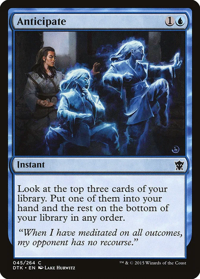 2015 Dragons of Tarkir Anticipate common #45 common card image