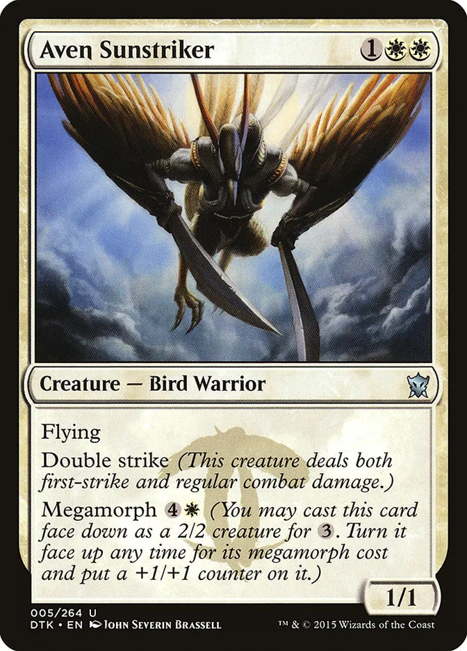 2015 Dragons of Tarkir Aven Sunstriker uncommon #5 uncommon card image
