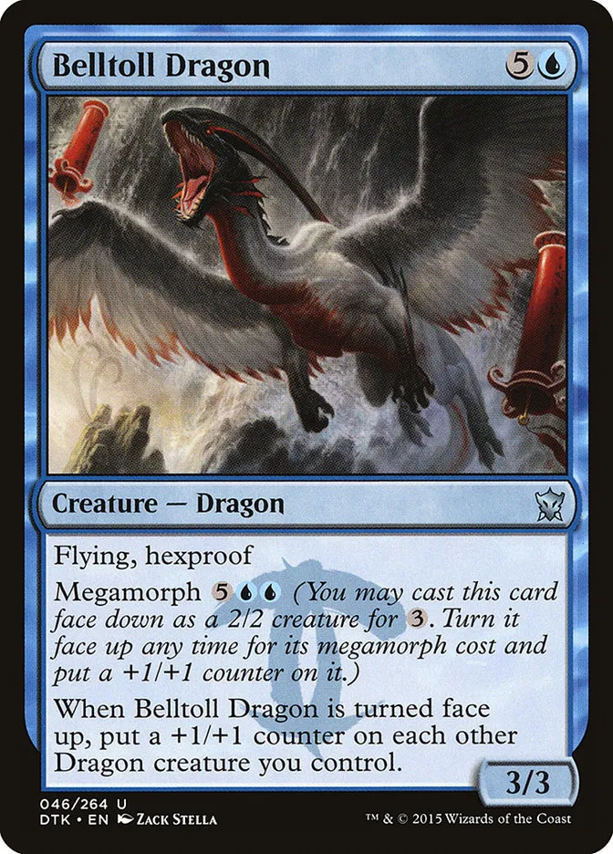 2015 Dragons of Tarkir Belltoll Dragon uncommon #46 uncommon card image