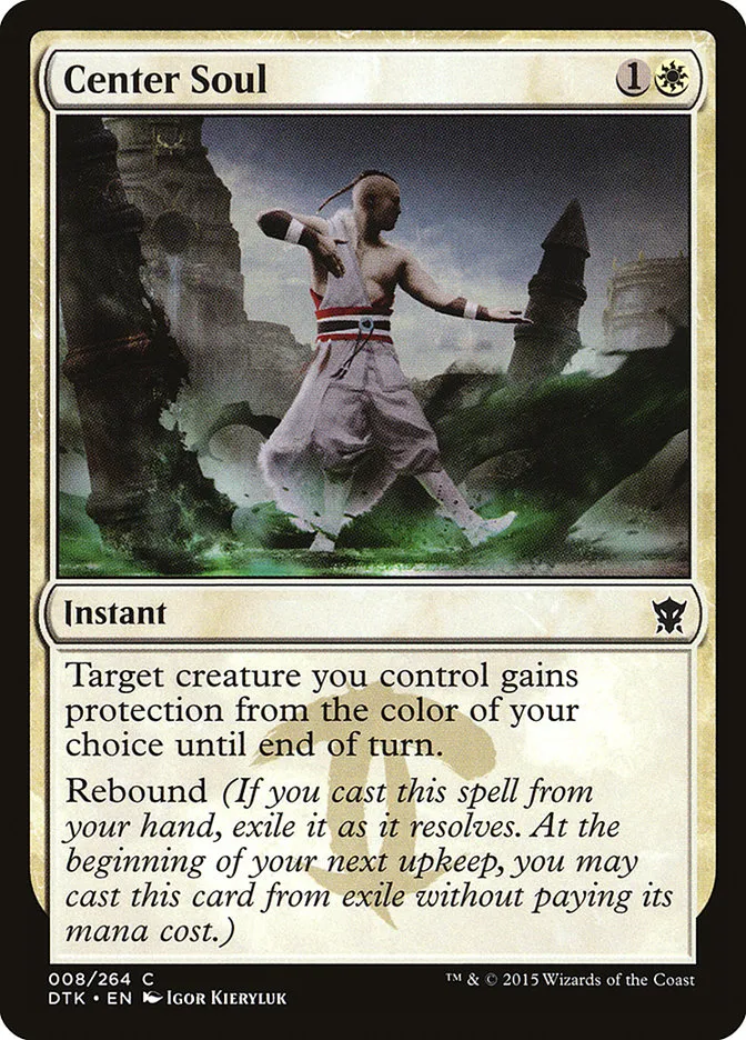 2015 Dragons of Tarkir Center Soul common #8 common card image