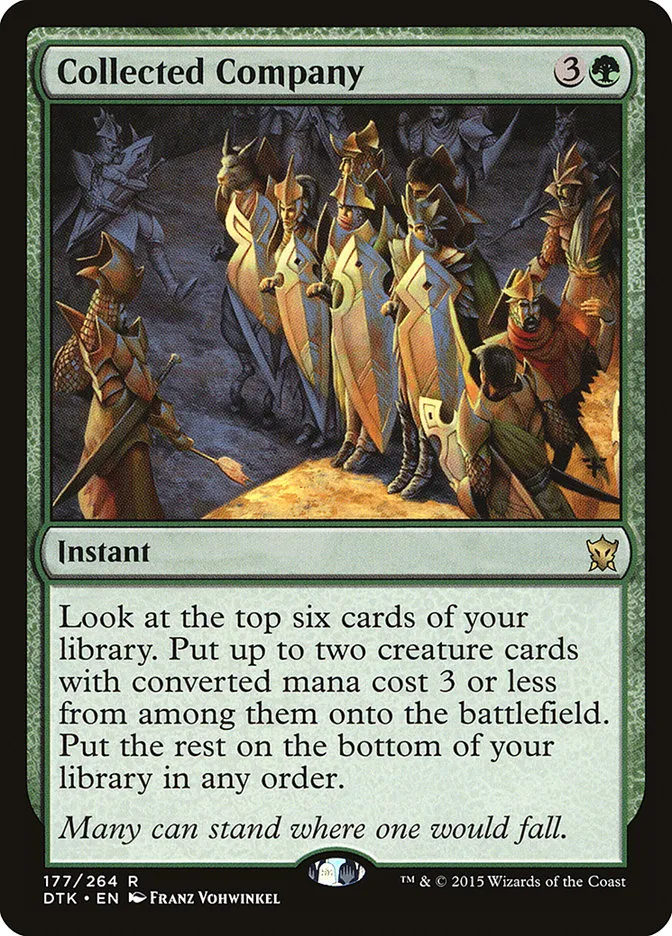 2015 Dragons of Tarkir Collected Company rare #177 rare card image