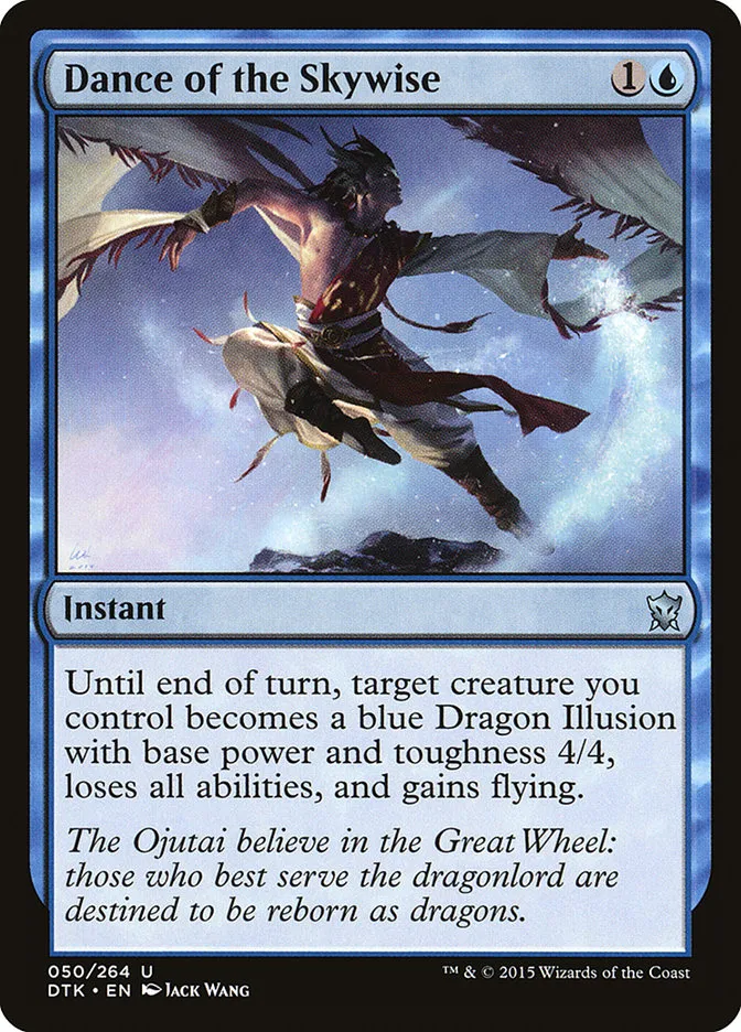 2015 Dragons of Tarkir Dance of the Skywise uncommon #50 uncommon card image