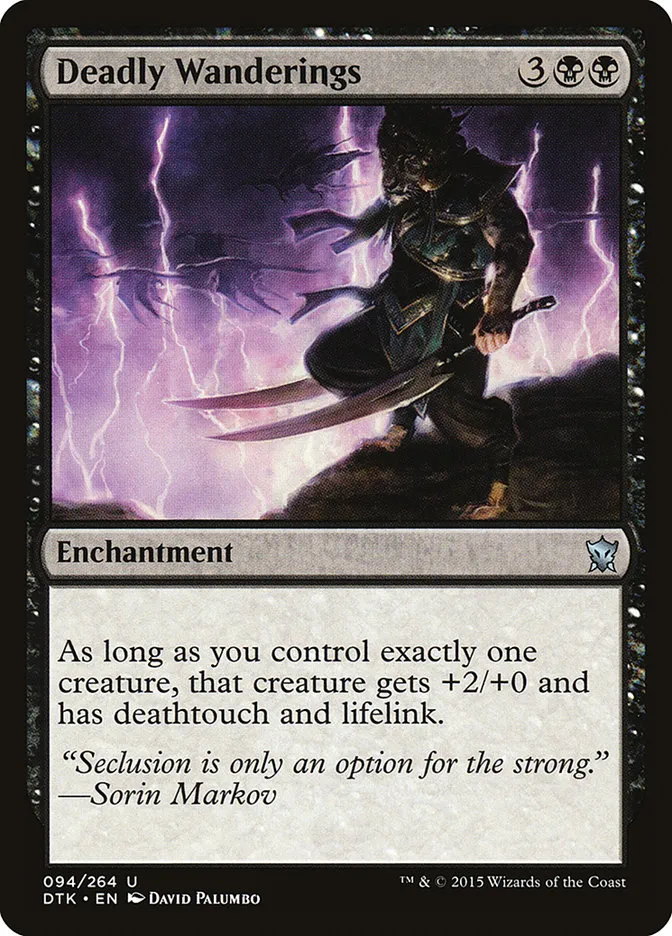 2015 Dragons of Tarkir Deadly Wanderings uncommon #94 uncommon card image