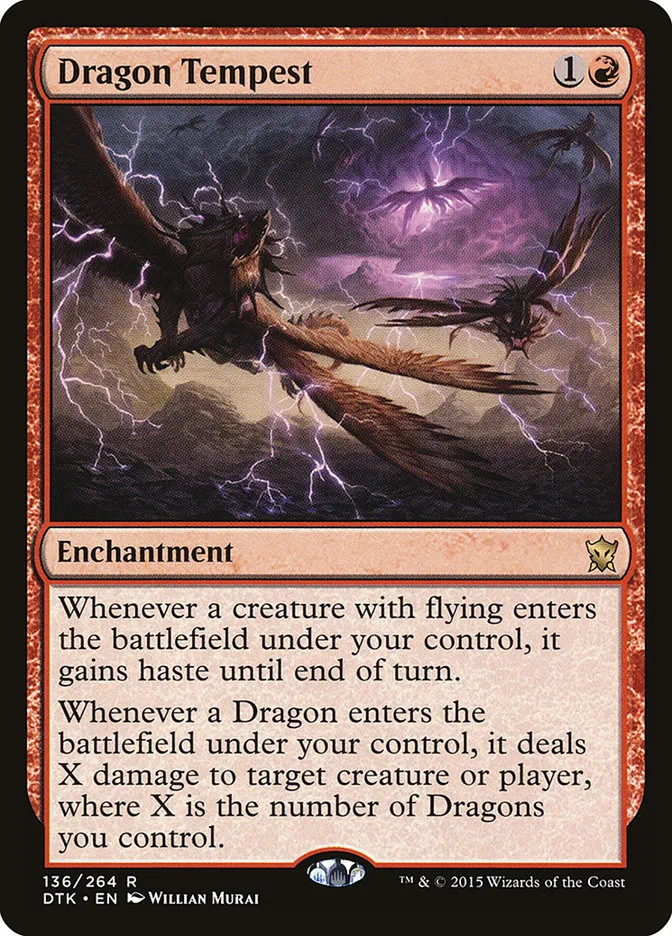 2015 Dragons of Tarkir Dragon Tempest rare #136 rare card image
