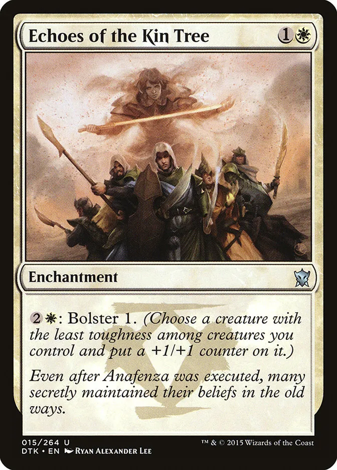 2015 Dragons of Tarkir Echoes of the Kin Tree uncommon #15 uncommon card image