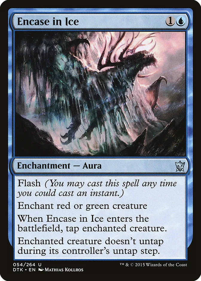 2015 Dragons of Tarkir Encase in Ice uncommon #54 uncommon card image