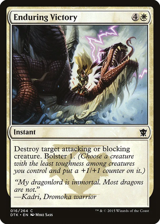 2015 Dragons of Tarkir Enduring Victory common #16 common card image