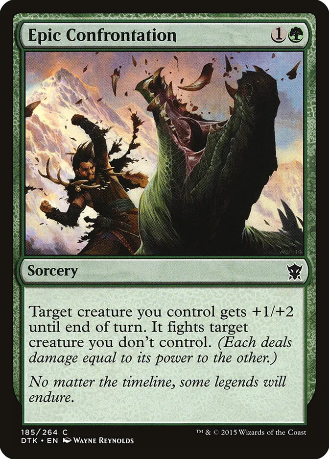 2015 Dragons of Tarkir Epic Confrontation #185 common card image