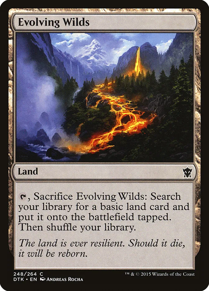 2015 Dragons of Tarkir Evolving Wilds #248 common card image