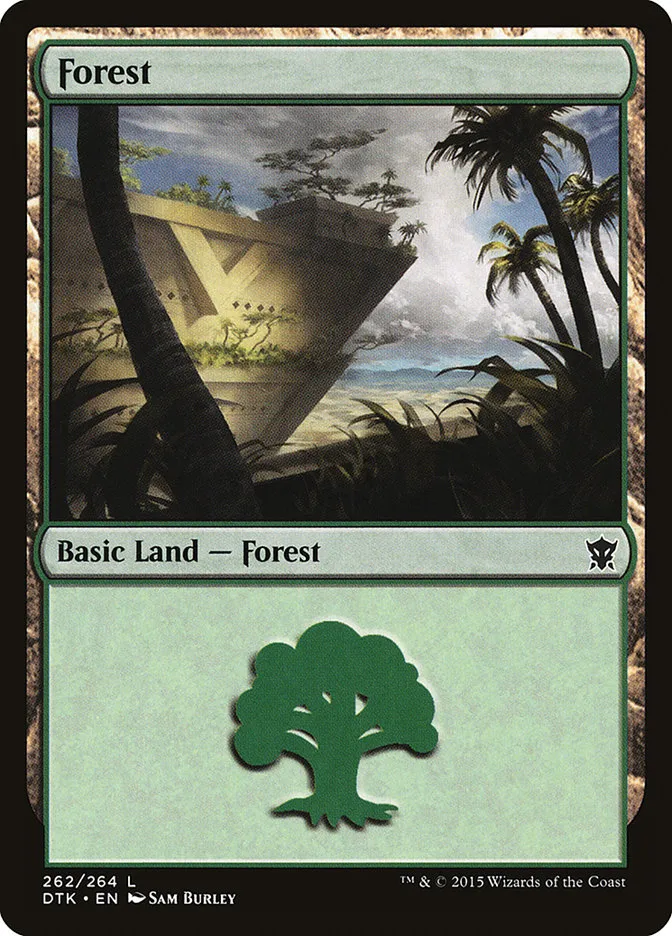 2015 Dragons of Tarkir Forest #262 common card image