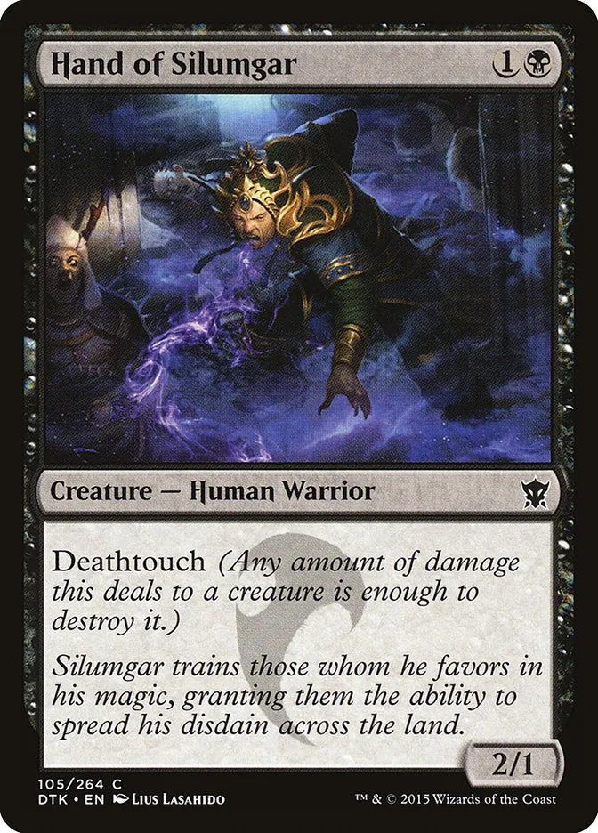 2015 Dragons of Tarkir Hand of Silumgar common #105 common card image
