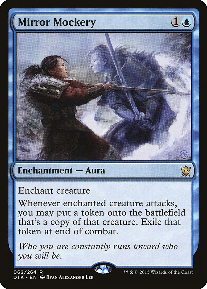2015 Dragons of Tarkir Mirror Mockery rare #62 rare card image