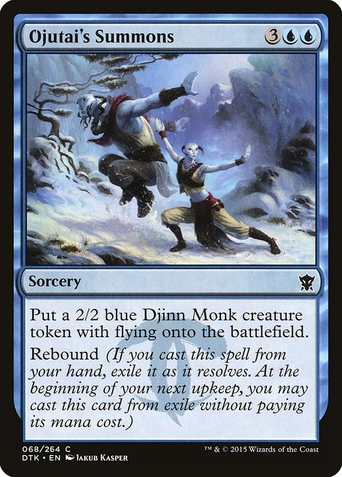 2015 Dragons of Tarkir Ojutai's Summons common #68 common card image
