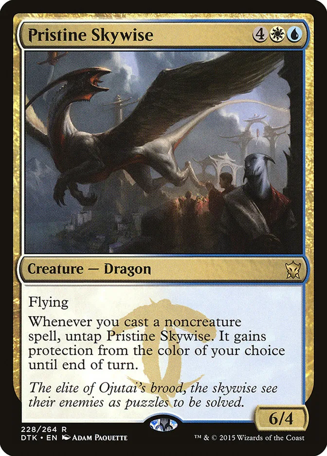 2015 Dragons of Tarkir Pristine Skywise rare #228 rare card image