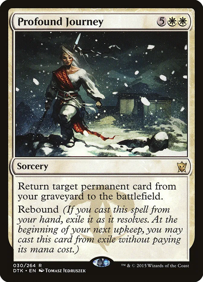 2015 Dragons of Tarkir Profound Journey rare #30 rare card image