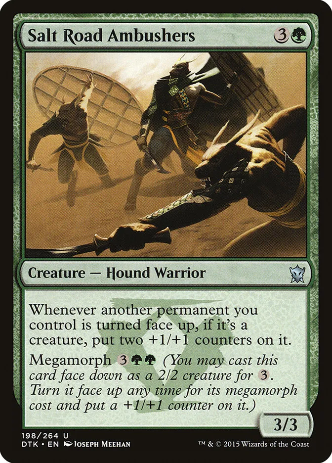 2015 Dragons of Tarkir Salt Road Ambushers uncommon #198 uncommon card image