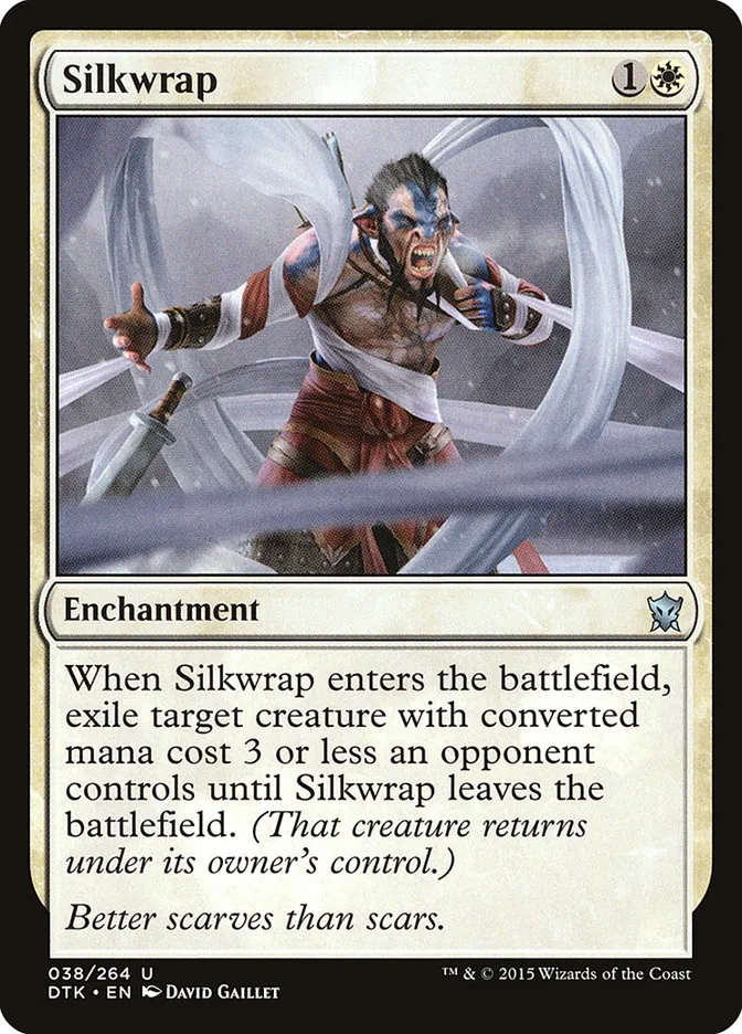 2015 Dragons of Tarkir Silkwrap uncommon #38 uncommon card image