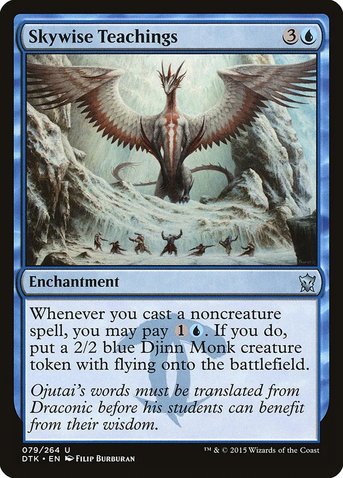 2015 Dragons of Tarkir Skywise Teachings uncommon #79 uncommon card image