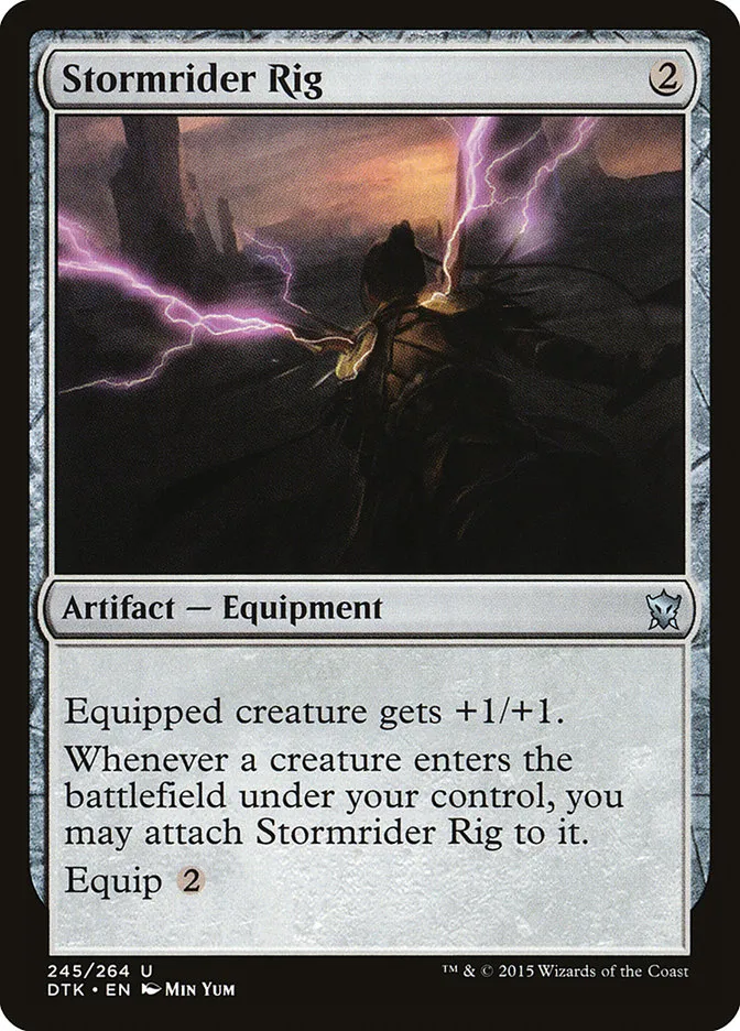 2015 Dragons of Tarkir Stormrider Rig uncommon #245 uncommon card image
