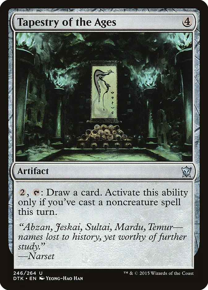 2015 Dragons of Tarkir Tapestry of the Ages #246 uncommon card image