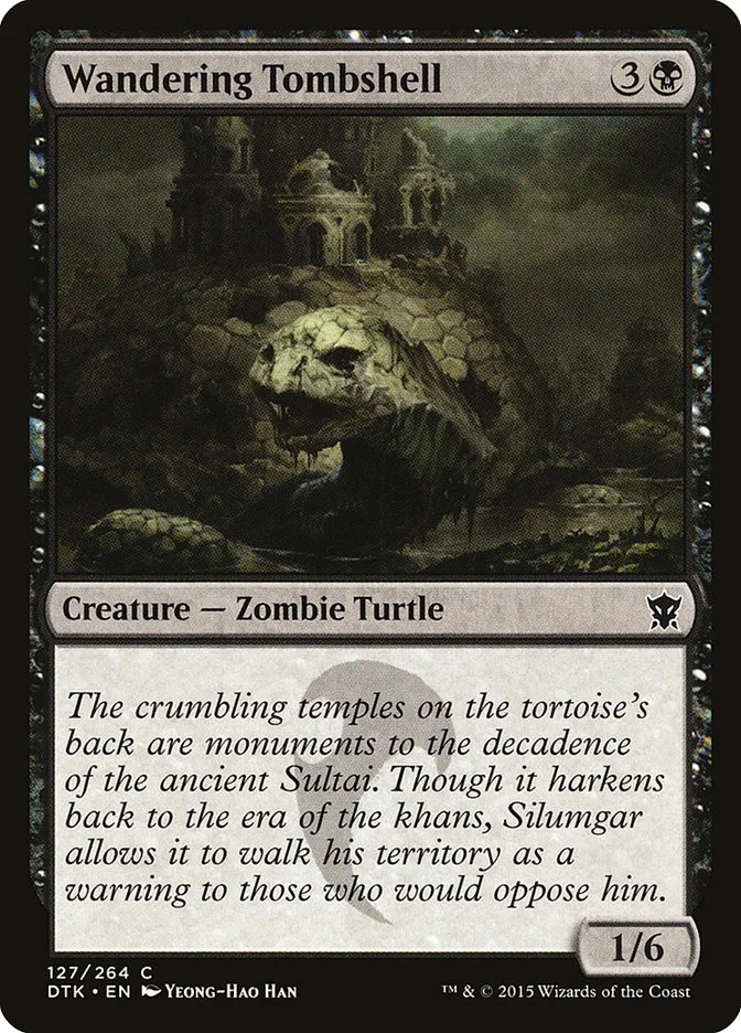 2015 Dragons of Tarkir Wandering Tombshell #127 common card image