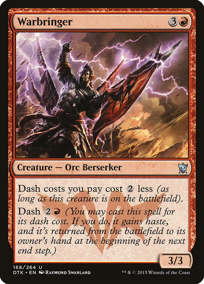 2015 Dragons of Tarkir Warbringer uncommon #168 uncommon card image