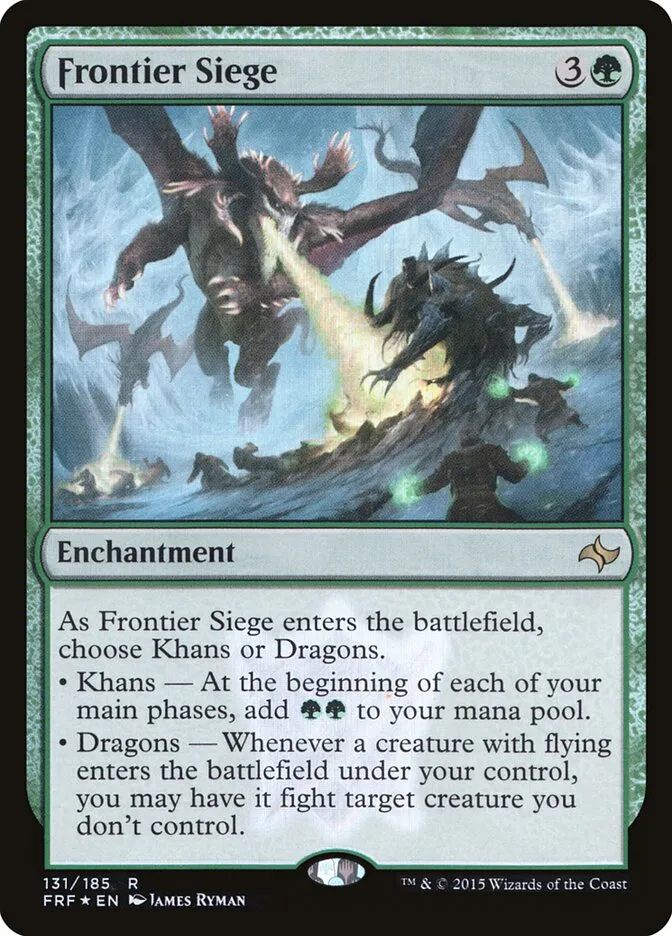 2015 Fate Reforged Frontier Siege #131★ rare card image
